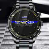 Personalized US Flag Blue Line Custom Name & Department Watch Printed QTKH241052