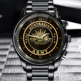 Personalized Australian Army Logo Custom Service Time Watch Printed AHVA241068