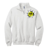 Personalized Softball Player Custom Name & ID Stand Collar Zipper Sweatshirt 2D Printed HN241105
