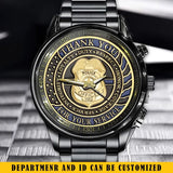 Personalized Thank You For Your Service Police Officer Custom Time Watch Printed QTKH241118