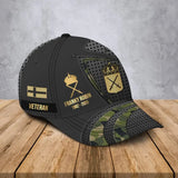 Personalized Swedish Veteran Rank Gold Custom Name & Time Cap 3D Printed AHVA241205