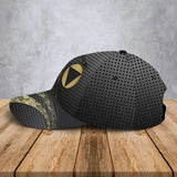Personalized Austrian Veteran Rank Gold Custom Name & Time Cap 3D Printed AHVA241205