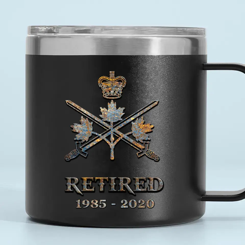 Personalized Canadian Veteran Logo Custom Service Time QTVQ241326