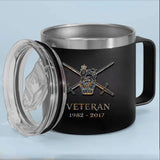 Personalized UK Veteran Logo Custom Service Time QTVQ241326