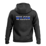 Personalized US Police Logo Custom Name Lace-up Long Sleeves Hoodie 3D Printed LVA241349