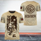 Personalized Retired Firefighter Been There Done That And Damn Proud Of It Australian Firefighter 3D T-shirt Printed AHVQ241573