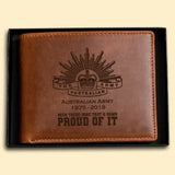 Personalized Australian Army Veteran Been There Done That & Damn Proud Of It Leather Wallet Printed AHVQ241663