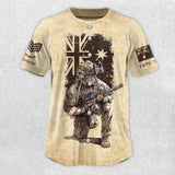 Personalized Australian Veteran Been There Done That & Darm Proud Of It Baseball Jersey 3D Printed AHVA241676