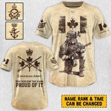 Personalized Canadian Veteran Been There Done That & Darm Proud Of It Baseball Jersey 3D Printed AHVA241676