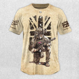 Personalized UK Veteran Been There Done That & Darm Proud Of It Baseball Jersey 3D Printed AHVA241676