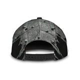 Personalized US Police Badge Police Officer Grey 3D Cap Printed KVH241800
