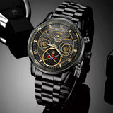 Personalized Canadian Veteran Logo & Rank Gold Custom Name & Time Watch Printed AHVA241926