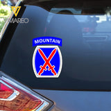 Personalized US Veteran/Soldier Logo Car Decal Printed