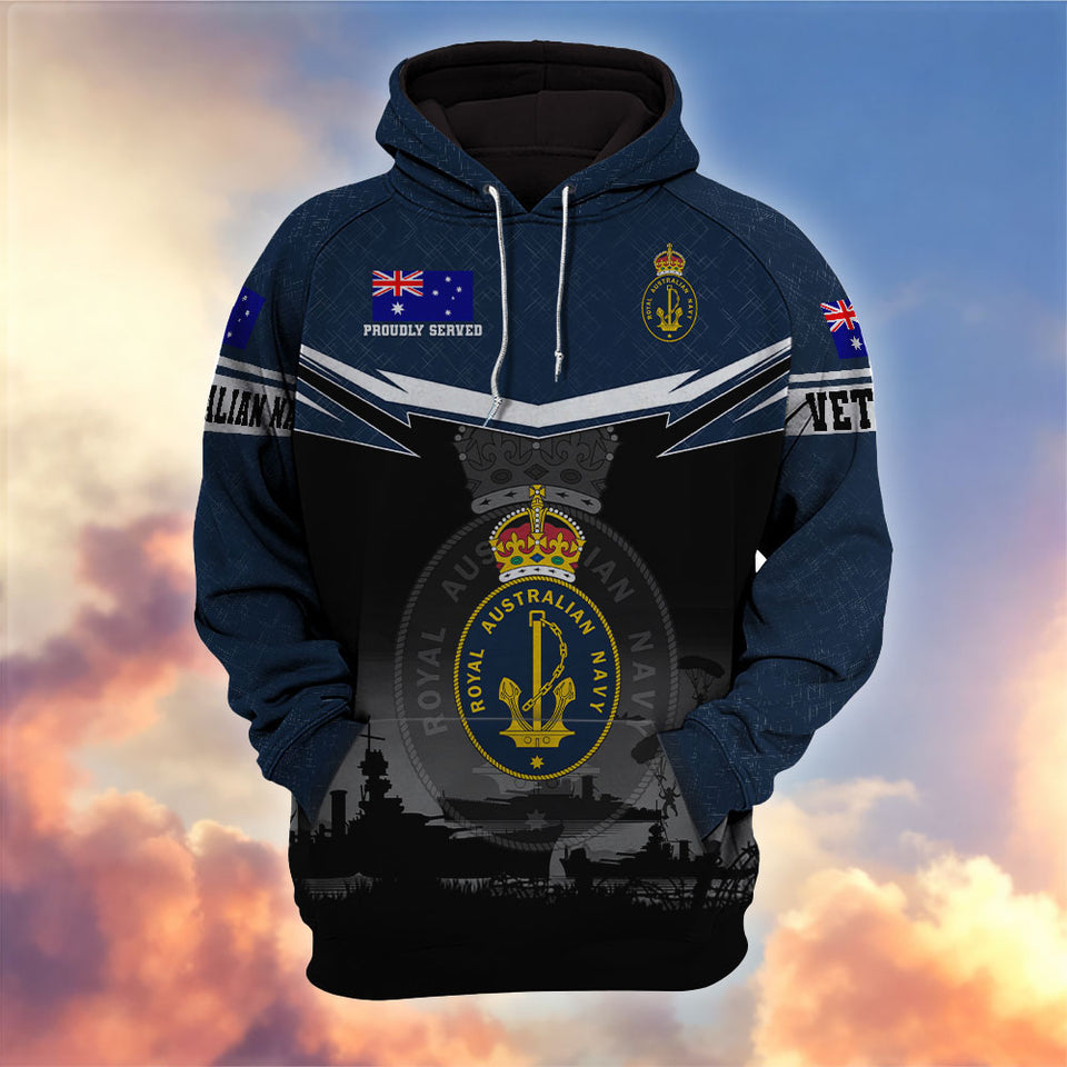 Premium Australian Veterans Hoodie 12032602, Gifts For Australian Veterans, Gifts On Father's Day, Veterans Day.