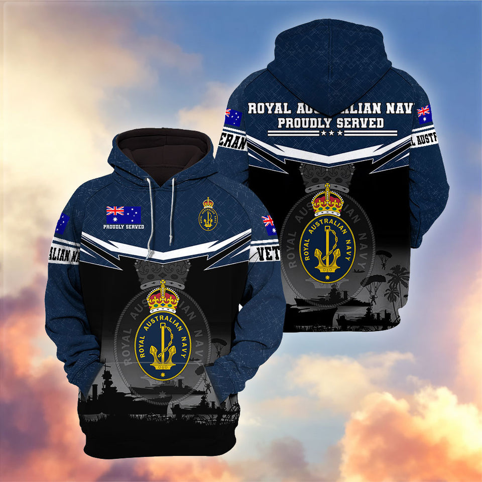 Premium Australian Veterans Hoodie 12032602, Gifts For Australian Veterans, Gifts On Father's Day, Veterans Day.