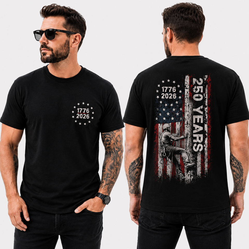 250th Aniversary Arborist Flag Polo Shirt 3D Printed