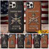 Premium Price Canadian Veteran Leather Phonecase 25032601 Gift For Veterans