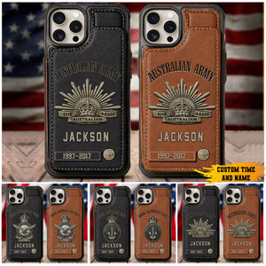 Premium Price Australian Veteran Leather Phonecase 25032601 Gift For Veterans