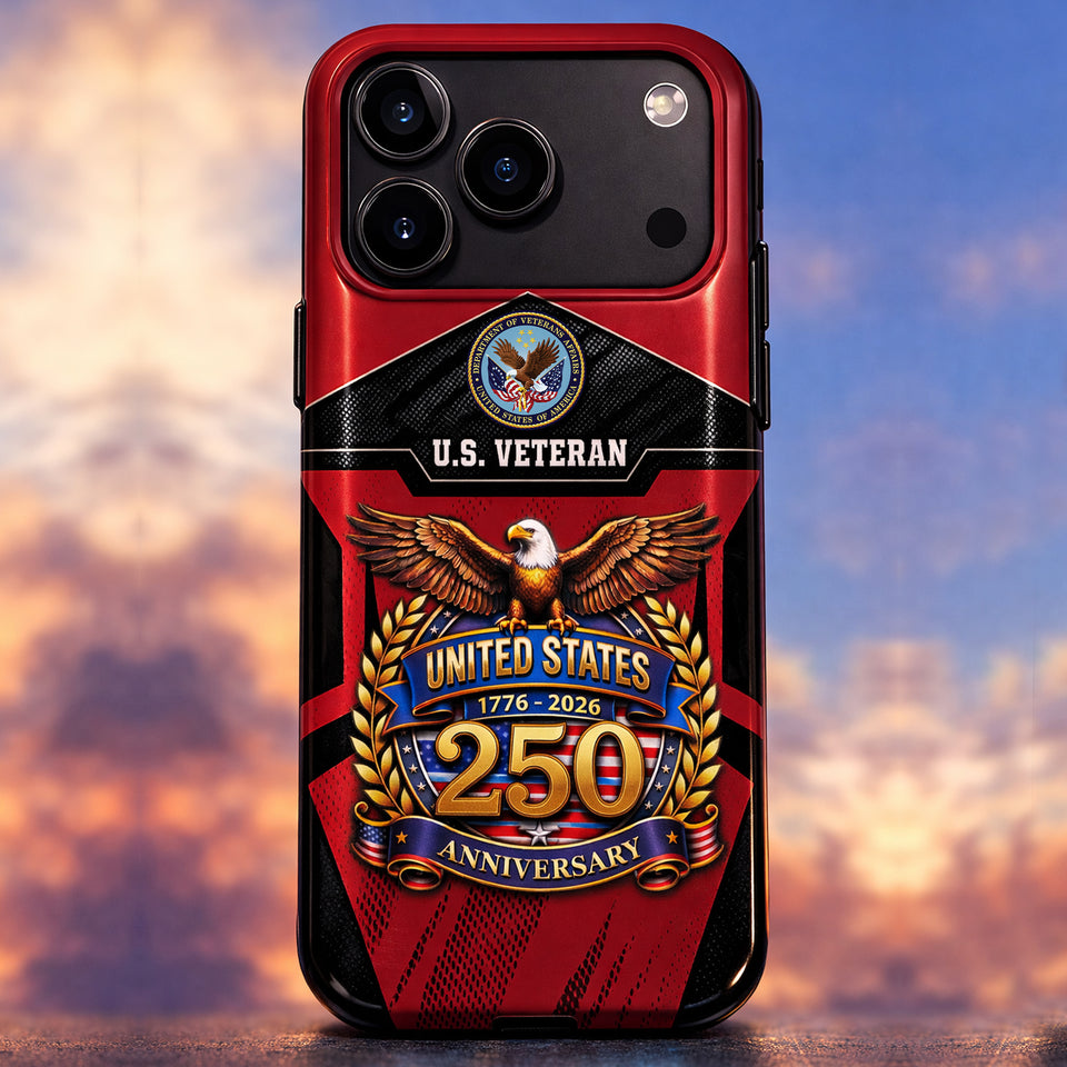Premium Price America 250th Anniversary US Veteran Phonecase 13032603 Gifts for Independence Day, Veterans Day