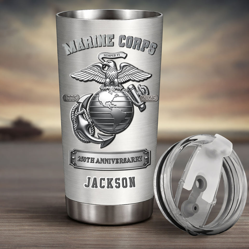 Premium Personalized US Veterans Tumbler C24032601, , Gifts For US Veterans, Gifts On Father's Day, Veterans Day.