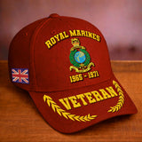 Personalized Premium British Embroidered Veterans Hats C20032601, Gifts For Veterans, Gifts For Independence Day, Veterans Day.