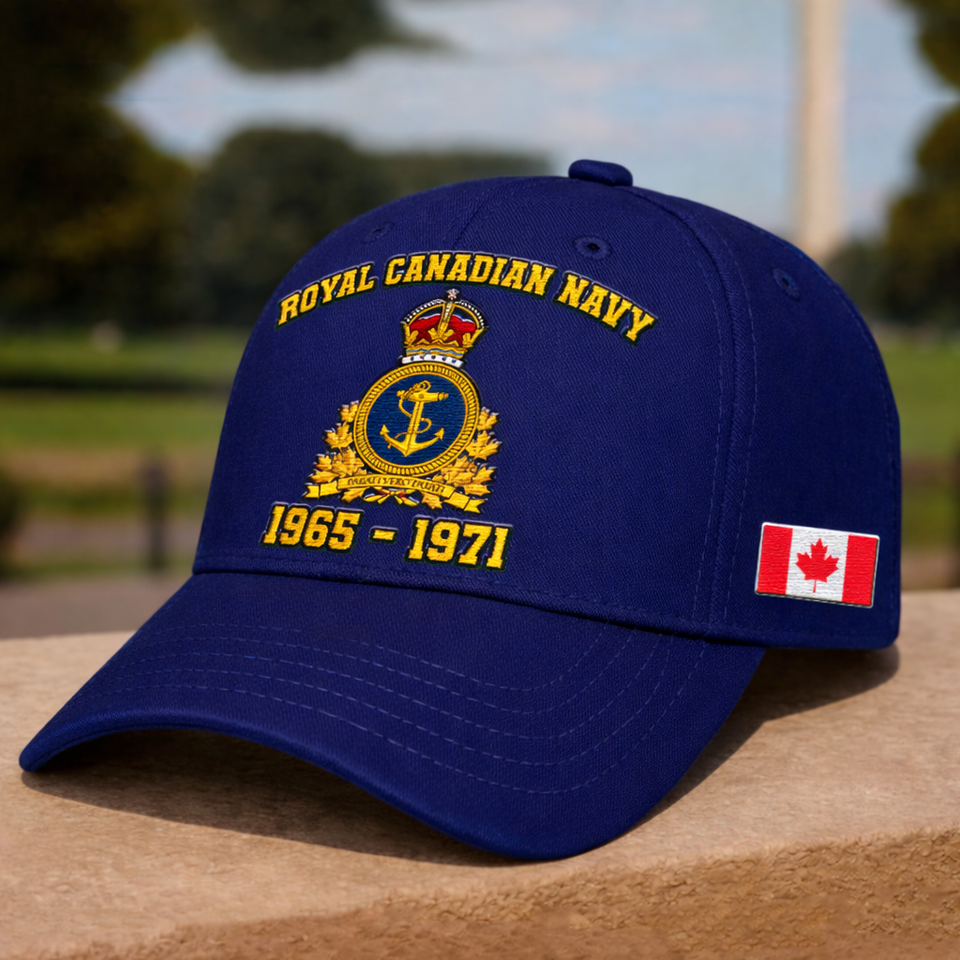 Personalized Premium Canadian  Embroidered Veterans Hats C20032601 Custom Time