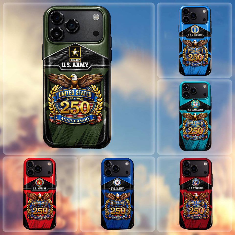 Premium Price America 250th Anniversary US Veteran Phonecase 13032603 Gifts for Independence Day, Veterans Day