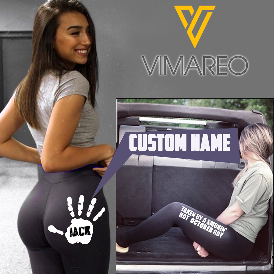 Personalized Taken By A Smokin' Hot October Guy Legging SEP-NL17