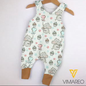 Elephant Baby Romper CEEFD1