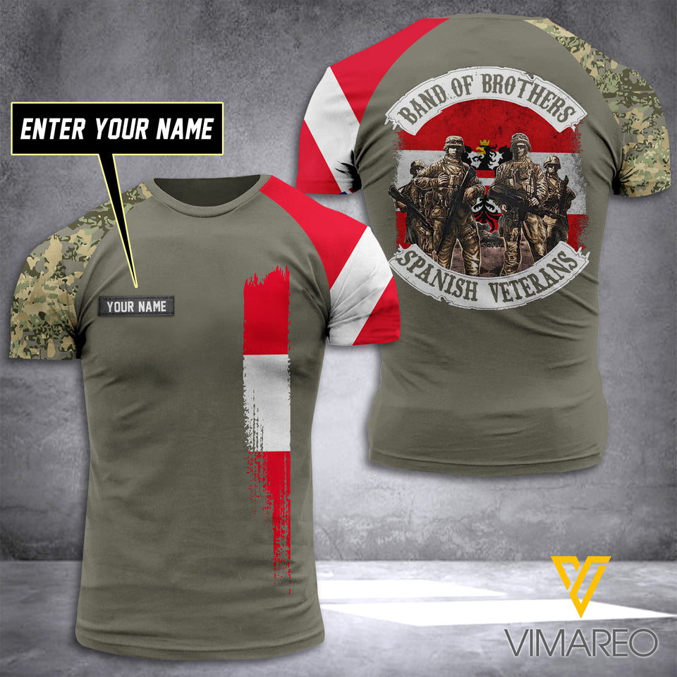 PHN Customized Austrian Veterans Tshirt Printed AUG-QH31