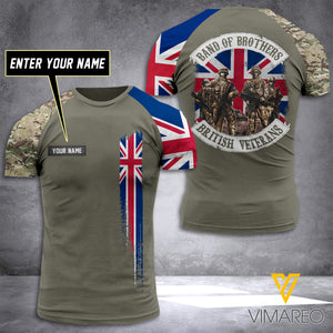 PHN Customized British Veterans Tshirt Printed AUG-QH31