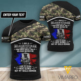 PHN Customized France Veterans Tshirt Printed AUG-LN31