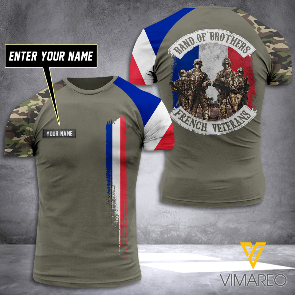 PHN Customized French Veterans Tshirt Printed AUG-QH31