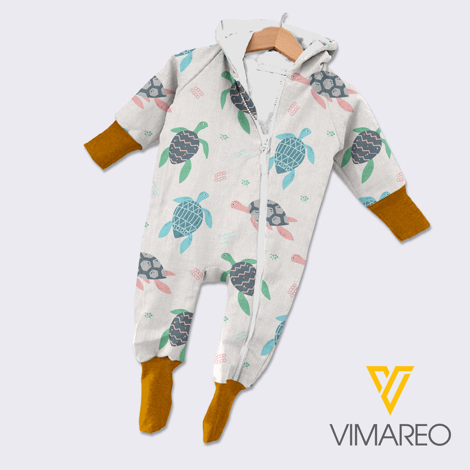 Turtle Baby Sweat Overall CEEFD5