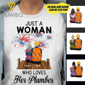 Personalized Plumber Tshirt Printed JUE-MA11