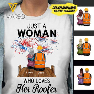 PERSONALIZED ROOFER TSHIRT PRINTED JUE-MA11
