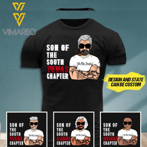 Personalized Texas Chapter Tshirt Printed JUE-DT30