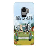 CUSTOMIZED HORSE TO THE FARM AND BACK PHONE CASE