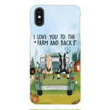 CUSTOMIZED HORSE TO THE FARM AND BACK PHONE CASE