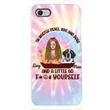 Personalized Dog Phone Case Girl hippie Printed TQ0207VH