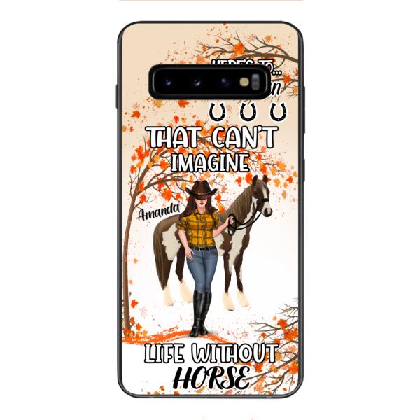 Personalized Life Without Horse Phone Case JUL-MD02