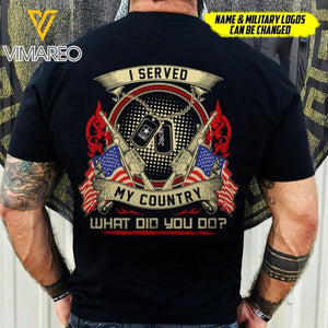 Personalized Soldier USA Tshirt Printed 0607DTVH