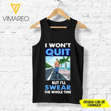 PERSONALIZED RUNNING GIRL STANDARD TANK PRINTED