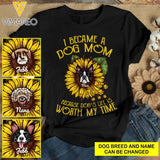 PERSONALIZED DOG MOM TSHIRT PRINTED NEYT27
