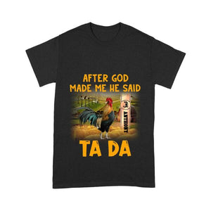 PERSONALIZED ROOSTER TSHIRT PRINTED NEYT27