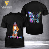 PERSONALIZED SEPTEMBER GIRL I AM THE STORM TSHIRT FOR WOMEN NEY84A
