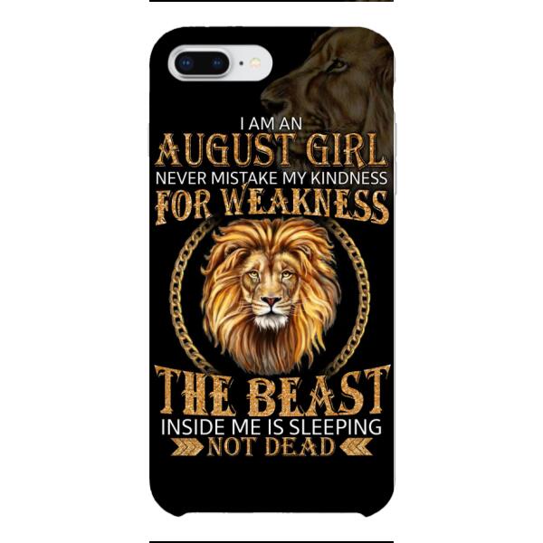 Personalized August Girl Phone Case Printed AUG-MQ05