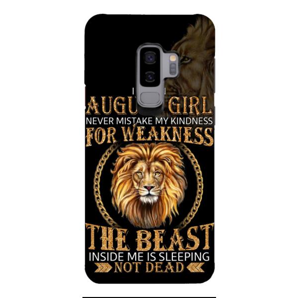Personalized August Girl Phone Case Printed AUG-MQ05