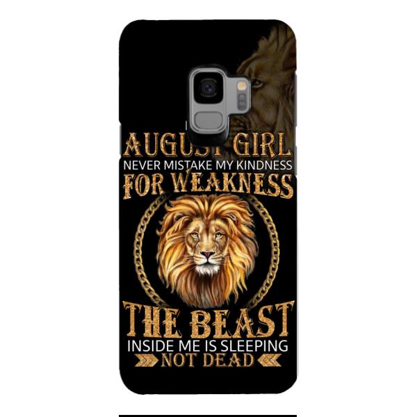 Personalized August Girl Phone Case Printed AUG-MQ05