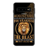 Personalized August Girl Phone Case Printed AUG-MQ05